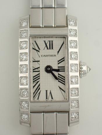 カルティエ タンク アロンジェ ラニエール SM WJ2003W3新品仕上げ済