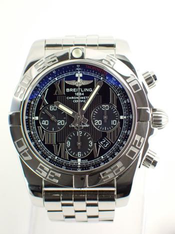 ブライトリング クロノマット 44 ブラック A011B56PA(AB0110)中古美品