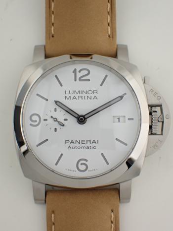 パネライ ルミノール マリーナ 44mm ホワイト文字盤 X番 PAM01314 新品仕上げ済