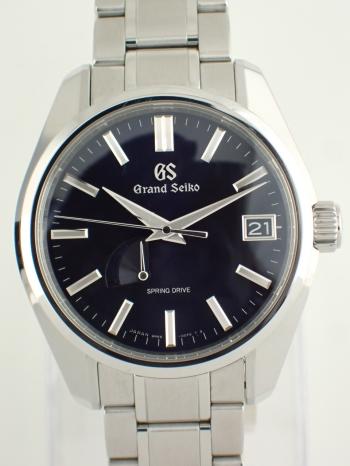 グランドセイコーヘリテージコレクション スプリングドライブ ミッドナイトブルー メンズ SBGA375(9R65-0CV0)新品仕上げ済