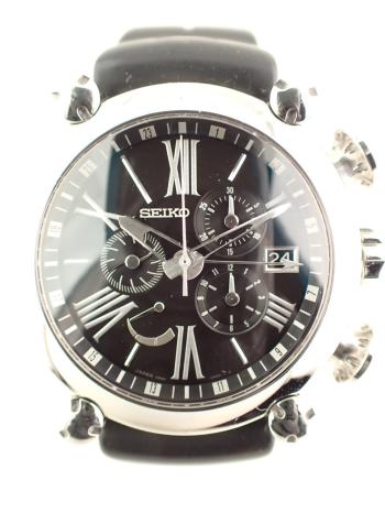 セイコー 生産終了 ガランテ スプリングドライブ ブラック SBLA049(5R86-0AB0)中古美品