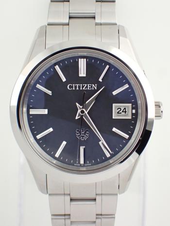 シチズン ザシチズン 高精度エコドライブ 年差±5秒 スーパーチタニウム AQ4100-57E(A060-T027369) 中古美品