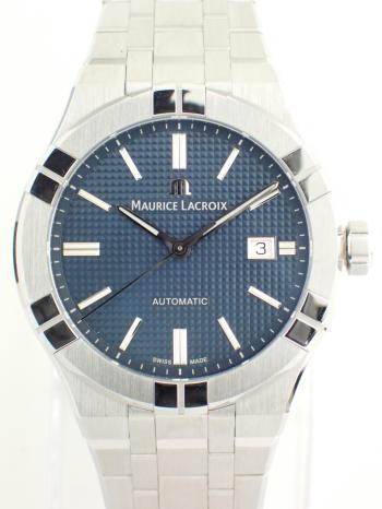 モーリスラクロア アイコン オートマチック デイト 42mm ブルー文字盤 AI6008-SS002-430-1 新品