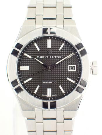 モーリスラクロア アイコン オートマティック 自動巻き ブラックAI6007-SS002-330-1新品