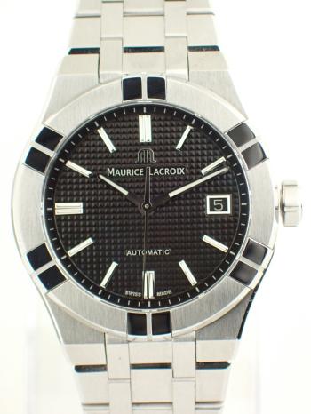 モーリスラクロア アイコン オートマティック 自動巻き ブラックAI6007-SS002-330-1新品