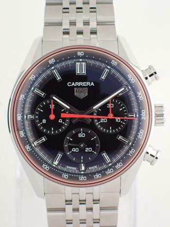 タグホイヤー カレラ クロノグラフ キャリバーTH20-01 グラスボックス 41mm CBS2114.BA0053 新品