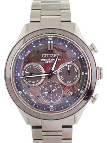 シチズン アテッサ ACTライン エコドライブ ブラックチタンシリーズ 世界限定1800本 CC4077-71Z(F950-0029S0V)新品