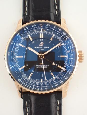 ブライトリング ナビタイマー オートマチック GMT B32 日本限定50本 18K R323101A1B1P1(R32310)新品
