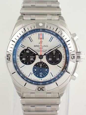 ブライトリング クロノマット B01 42 シルバー AB0134101G1A1(AB0134)新品