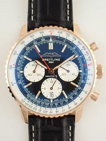 ブライトリング ナビタイマー B01 クロノグラフ 43mm 18K 金無垢 RB0138211B1P1(RB0138)新品