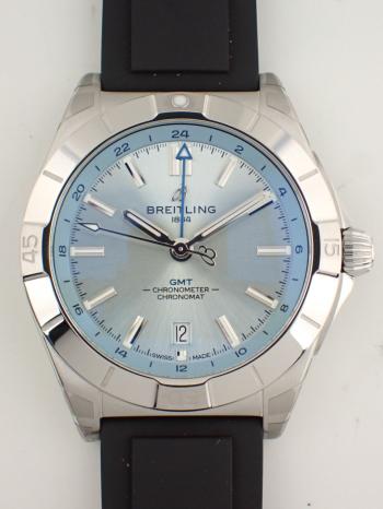 ブライトリング クロノマット オートマチック GMT 40 アイスブルー文字盤 P32398101C1S1(P32398)新品