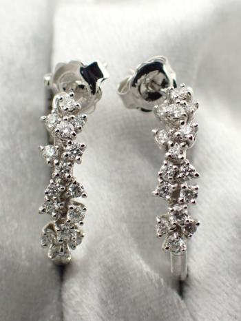 ダミアーニ ミモザ ホワイトゴールド ダイヤモンド ピアス20078493 新品