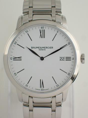 ボーム＆メルシェ クラシマ デイト クォーツ 40mm M0A10354 新品