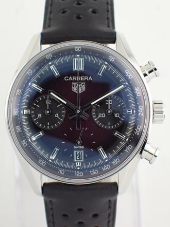 タグホイヤー カレラ クロノグラフ キャリバーTH20-00 パープル CBS2219.FC6607新品