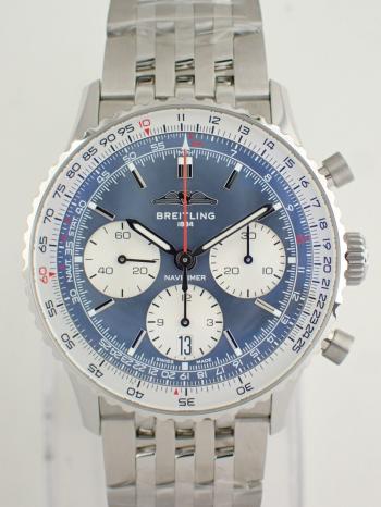 ブライトリング ナビタイマー B01 クロノグラフ 41 ブルー ジャパンエディション AB0139211C2A1(AB0139)新品