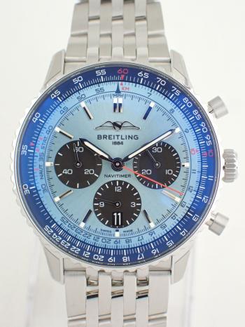 ブライトリング ナビタイマー B01 クロノグラフ 43mm アイスブルー AB0138241C1A1(AB0138)新品