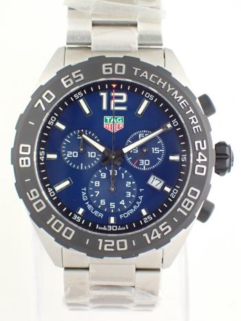 タグホイヤー フォーミュラ1 クロノグラフ クォーツ ブルー CAZ101AV.BA0842 新品