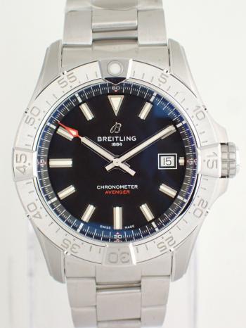 ブライトリング アベンジャー オートマチック 42 ブラック メンズ A17328101B1A1(A17328)新品