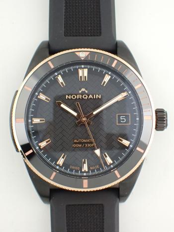 ノルケイン アドベンチャースポーツ 37mm DLC ブラック N1800.08B02.B01.R01 新品