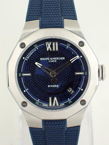 ボーム＆メルシェ リビエラ 42mm ボーマティック オート ブルー M0A10701 新品