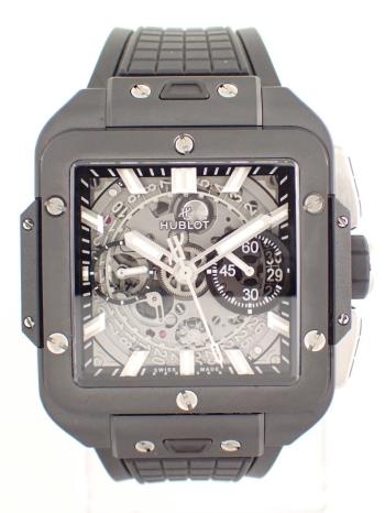 ウブロ スクエア・バン ウニコ ブラックマジック 42mm 821.CI.0170.RX 中古