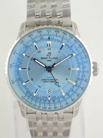 ブライトリング ナビタイマー オートマチック GMT B32 41mm アイスブルー A32310171C1A1(A32310) 新品