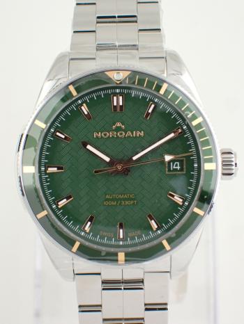 ノルケイン アドベンチャー スポーツ 37mm グリーン＆ゴールド N1800.08S01.E01.S01 新品