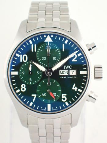 IWC パイロットウォッチ クロノグラフ 41 グリーン IW388104 新品
