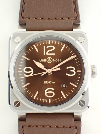 ベル＆ロス BR-03 ゴールデン ヘリテージ 41mm BR03A-GH-ST/SCA 新品
