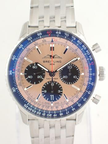 ブライトリング ナビタイマー B01 クロノグラフ 43 カッパーダイヤル AB0138241K1A1(AB0138) 新品