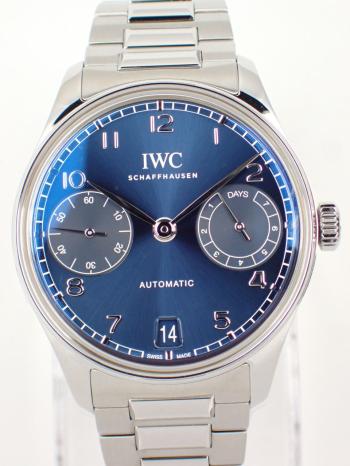 IWC ポルトギーゼ オートマティック 42 ブルー IW501704 新品