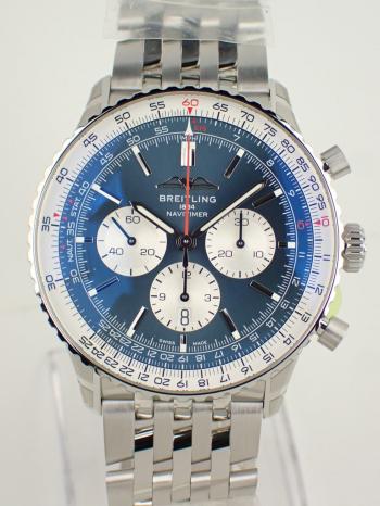ブライトリング ナビタイマー B01 クロノグラフ 46 ブルー AB0137211C1A1(AB0137) 新品