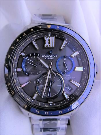 カシオ オシアナス 限定モデル 青黒ベゼル OCW-G1200D-1AJF 新品