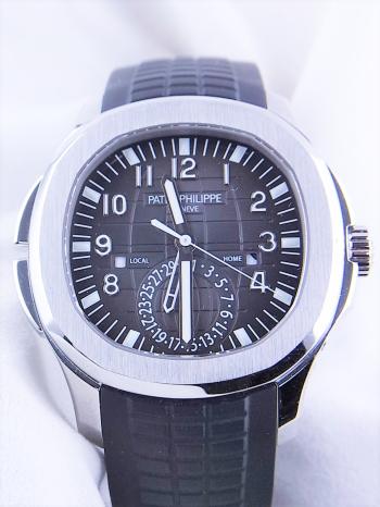 パテックフィリップ日本正規アクアノートトラベルタイム5164A-001中古
