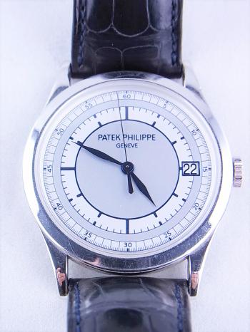 パテックフィリップカラトラバトリプルサークル日本正規5296G-001中古