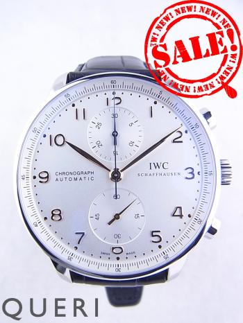 IWCポルトギーゼクロノグラフシルバー文字盤IW371445新品仕上げ済