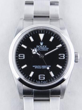 ロレックスエクスプローラーZ番シリアル114270中古