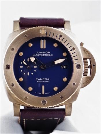 パネライルミノールサブマーシブル1950スリーデイズブロンゾ2017年新作限定1000本PAM00671中古