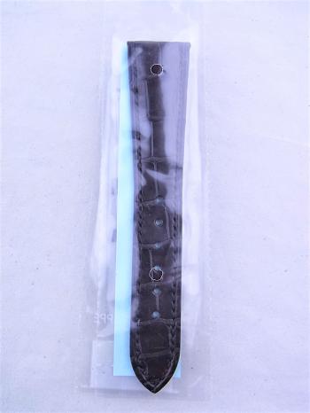 パテックフィリップ純正替えベルト袋付きダークブラウン新品