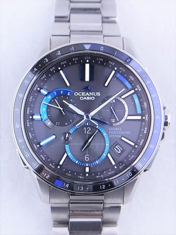 カシオオシアナスフルメタルGPSハイブリットOCW-G1100-1AJF中古