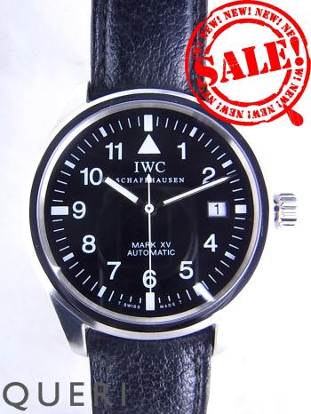 IWCパイロットウォッチマーク15ブラック文字盤IW325302(3253-002)新品仕上げ済