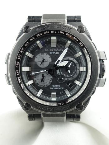 カシオ G-SHOCK 電波 ソーラー MT-Gブラック IP MTG-S1000V-1AJF 中古美品