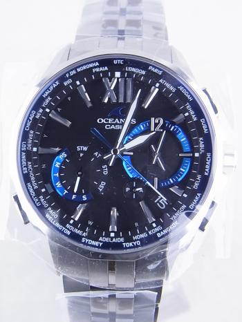 カシオオシアナスマンタ黒×青OCW-S3400-1AJF 新品
