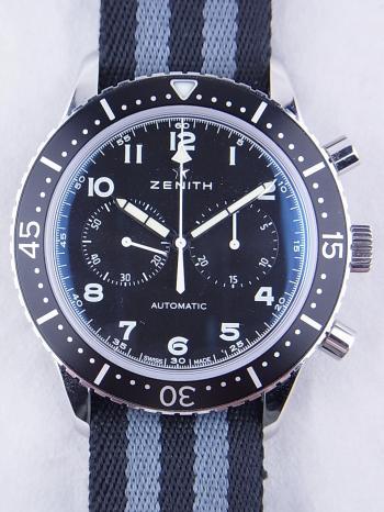 ゼニス ヘリテージ クロノメトロ TIPO CP-2 限定1000本モデル 03.2240.4069/21.C774　中古