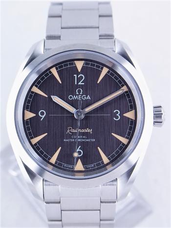 オメガシーマスターレイルマスター220.10.40.20.01.001中古美品　ほぼ未使用　日本正規