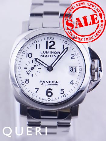 パネライルミノールマリーナオートマティック40mm白文字盤J番PAM00051中古