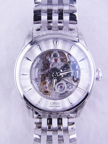 オリスアートリエスケルトンオートマティック734.7670.4051M(01 734 7670 4051 07 8 21 77)　新品