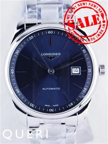 ロンジンマスターコレクション40mm青文字盤ペアウォッチメンズL27934926新品