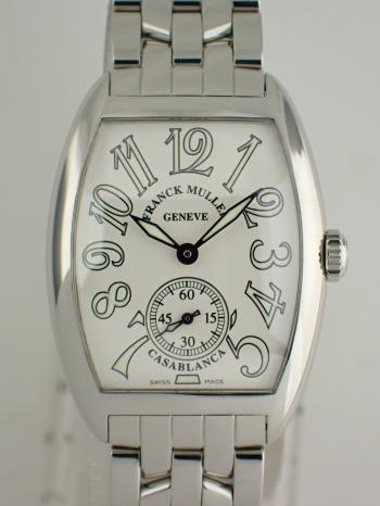 フランクミュラー トノーカーベックス カサブランカ 手巻き ホワイト文字盤 7500S6 新品仕上げ済